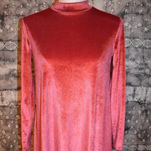 Forever 21 velvet mauve dress